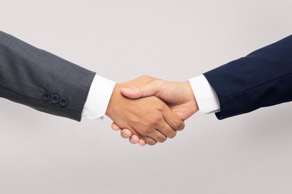 Handshake for the referral programme
